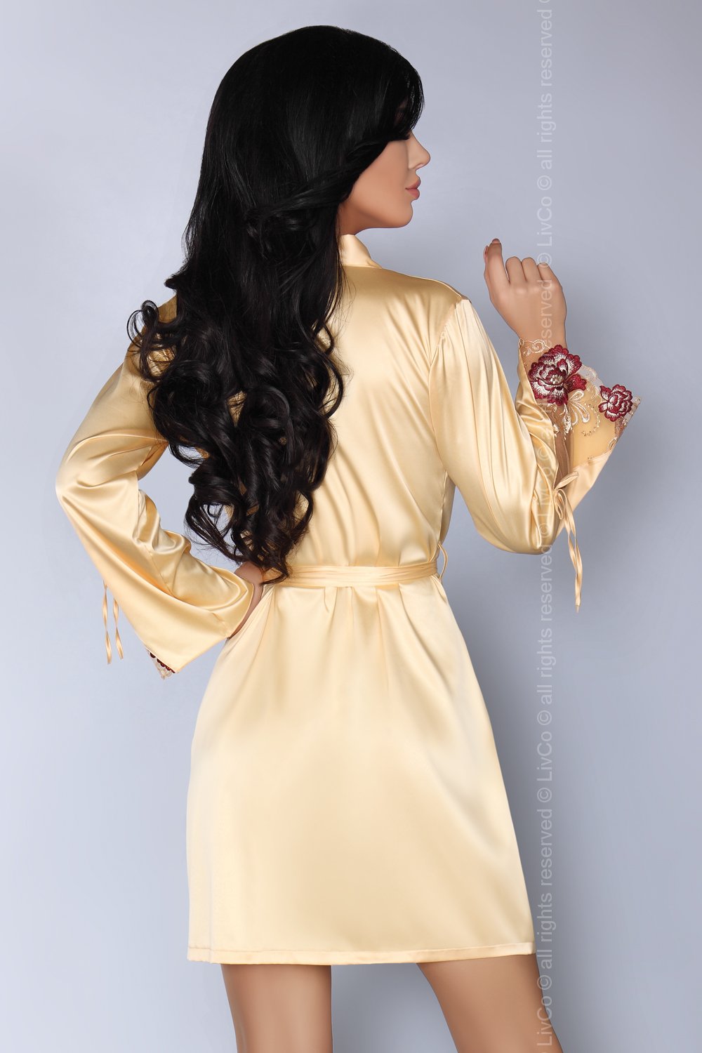 Corset femme Livia Corsetti Fashion Peignoir Peignoir — jaune
