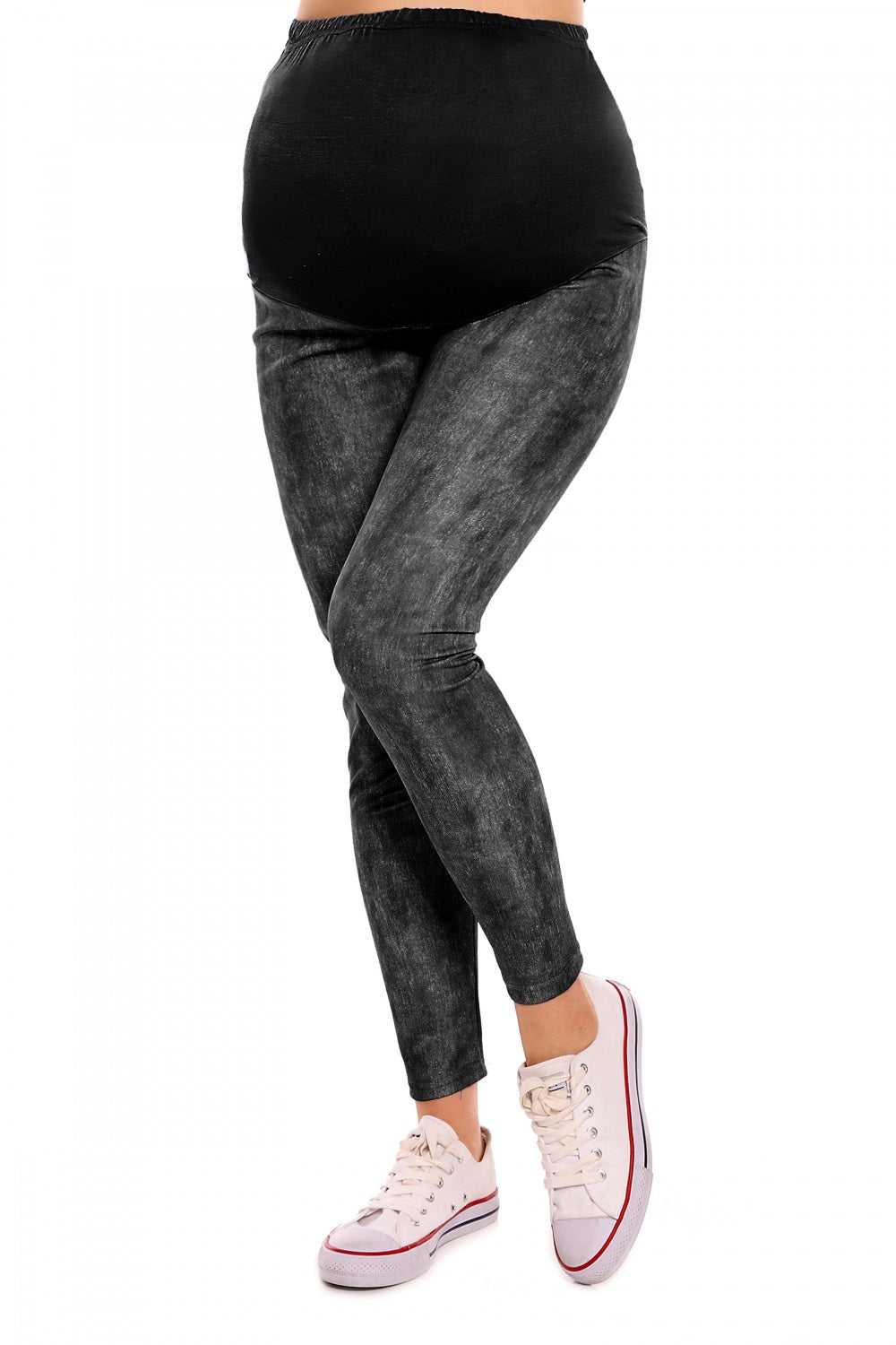 Legging grossese femme PeeKaBoo — noir