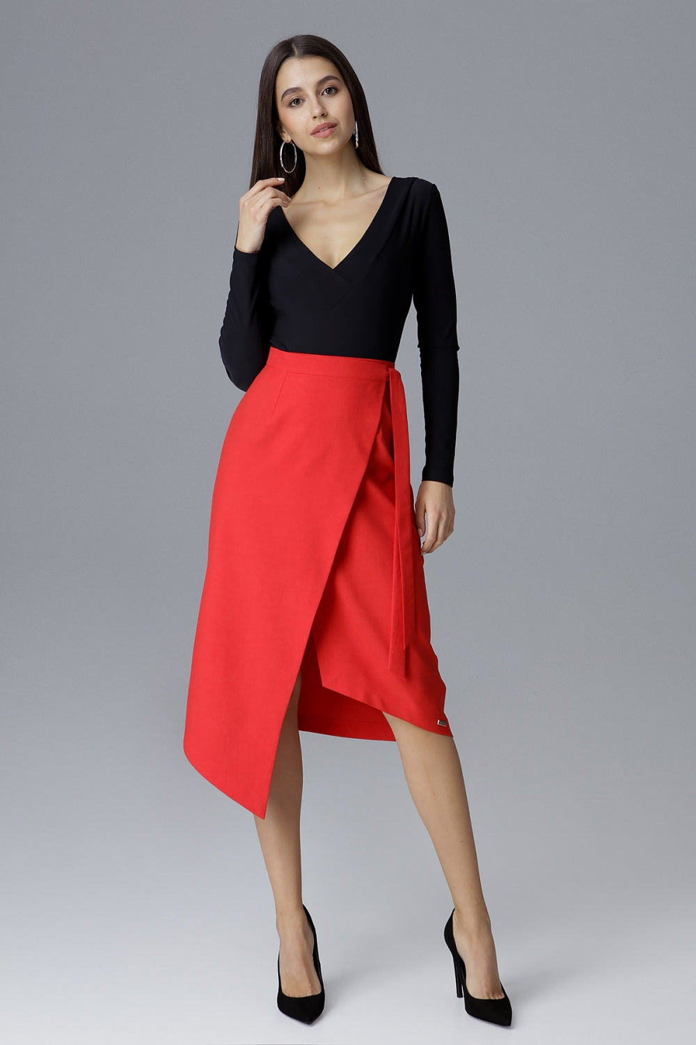 Jupe femme Figl — rouge