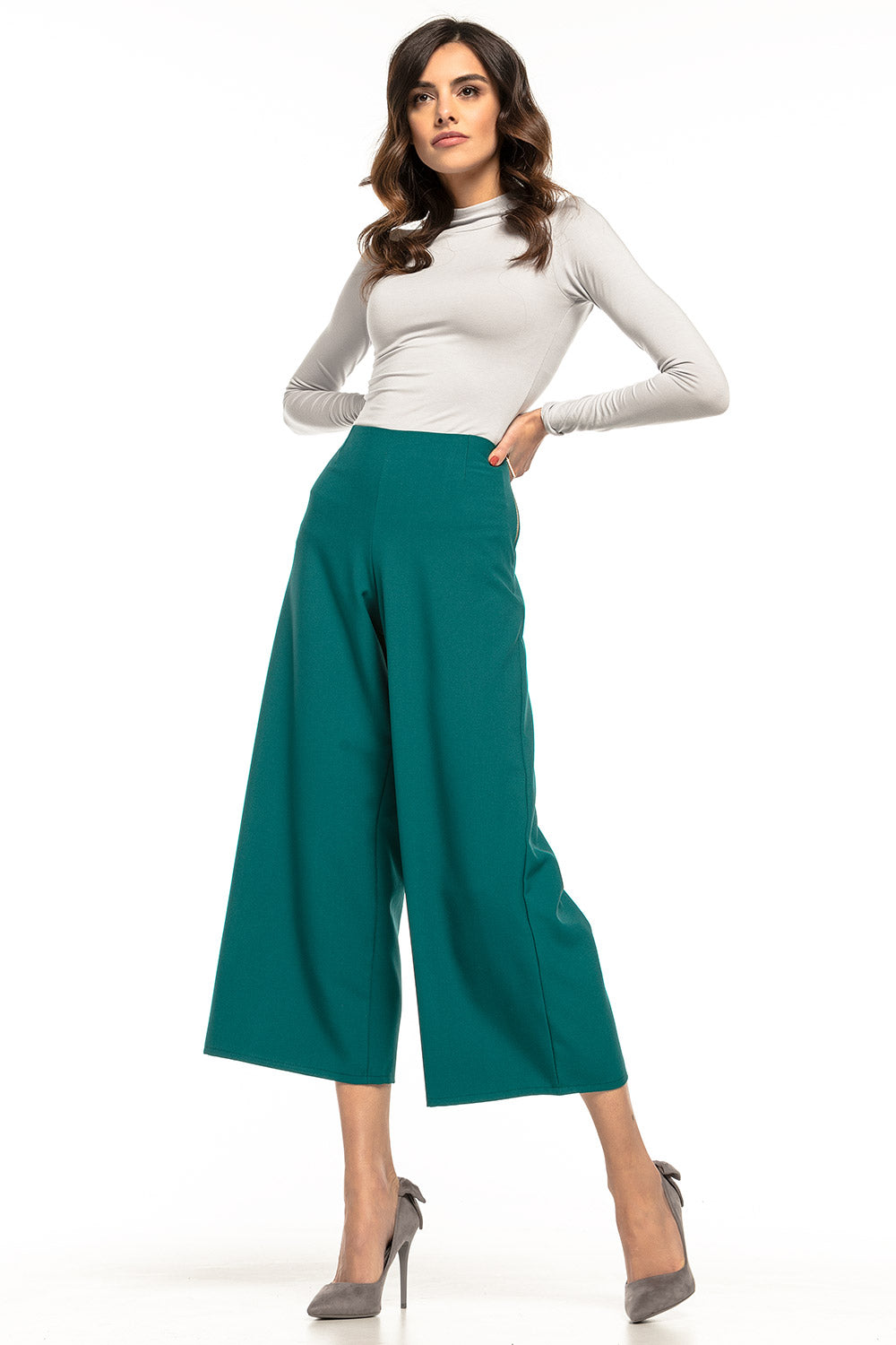 Chaussures à talons femme Tessita Pantalon Pantalon — vert
