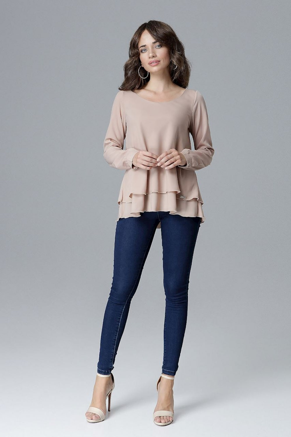 Blouse femme Lenitif Chemisier Chemisier — beige