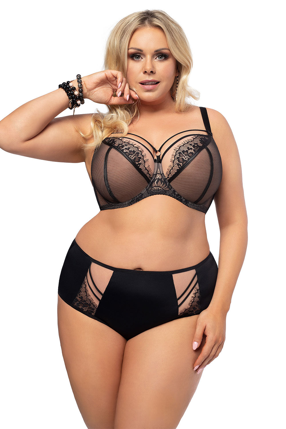 Soutien-gorge semi-soft femme Gorsenia Lingerie Soft Soft — noir