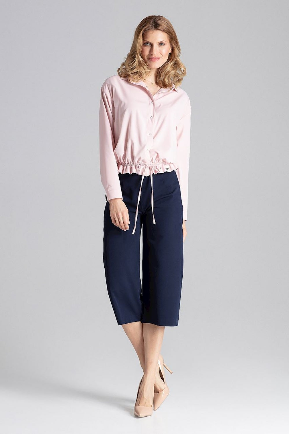 Chaussures à talons femme Figl Pantalon Pantalon — bleu marine
