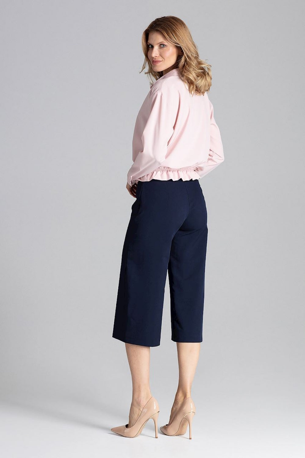 Chaussures à talons femme Figl Pantalon Pantalon — bleu marine