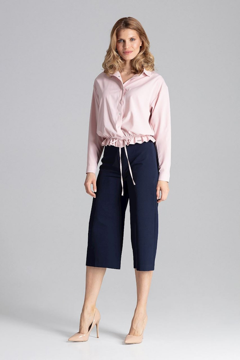 Chaussures à talons femme Figl Pantalon Pantalon — bleu marine
