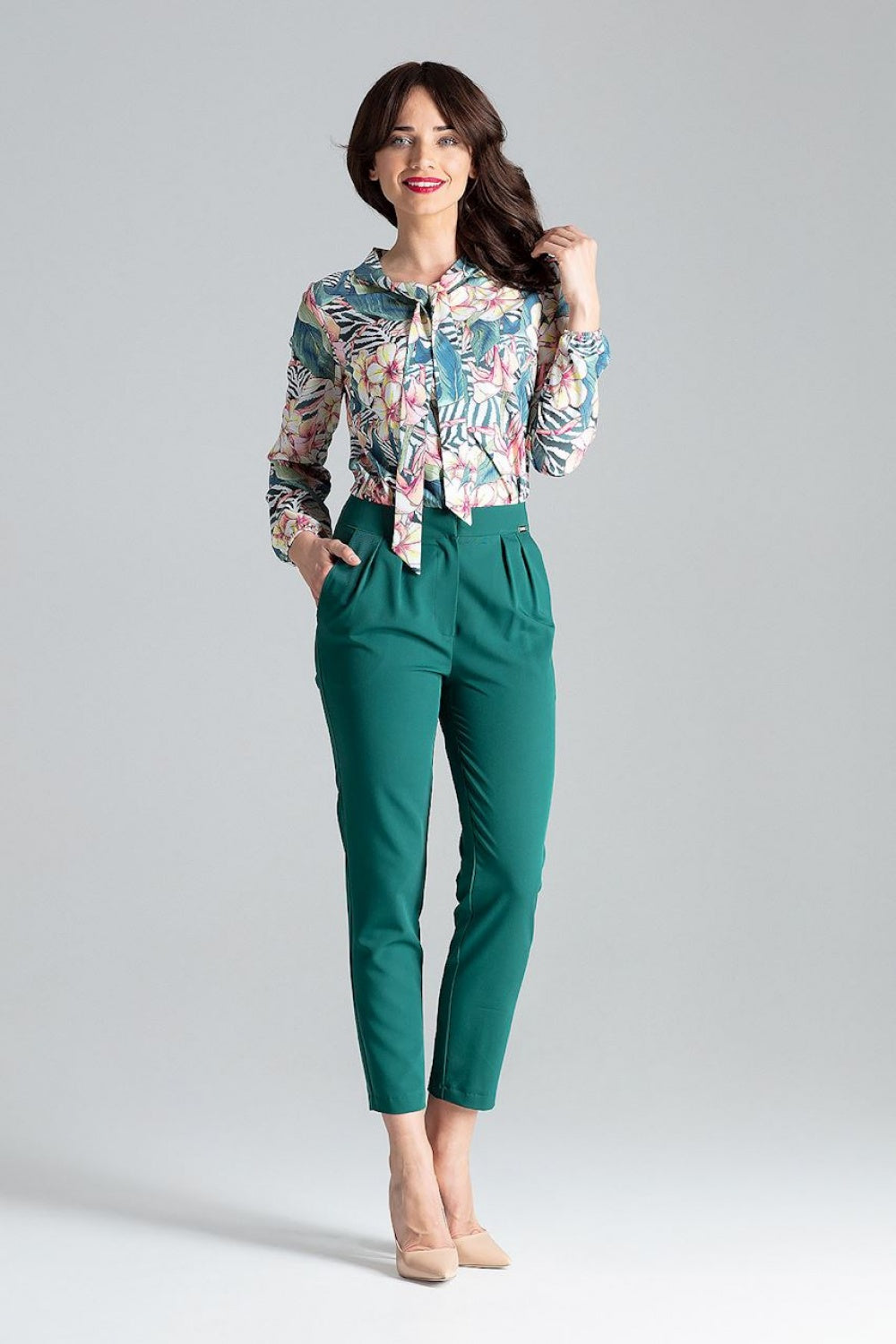 Chaussures à talons femme Lenitif Pantalon Pantalon — vert