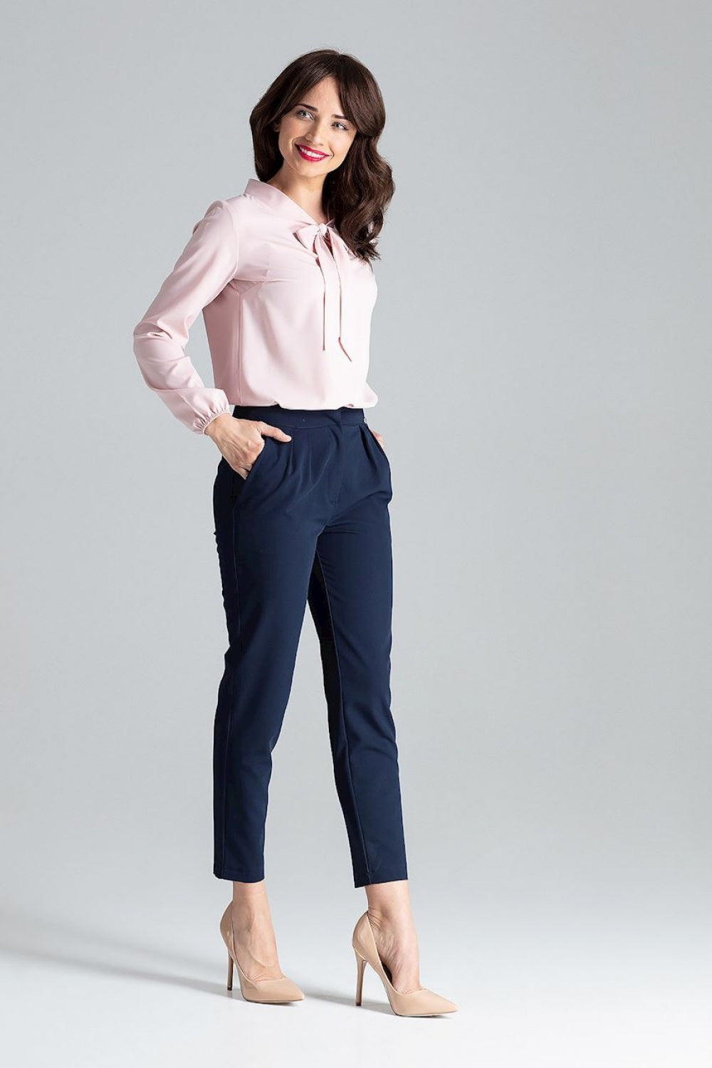 Chaussures à talons femme Lenitif Pantalon Pantalon — bleu marine