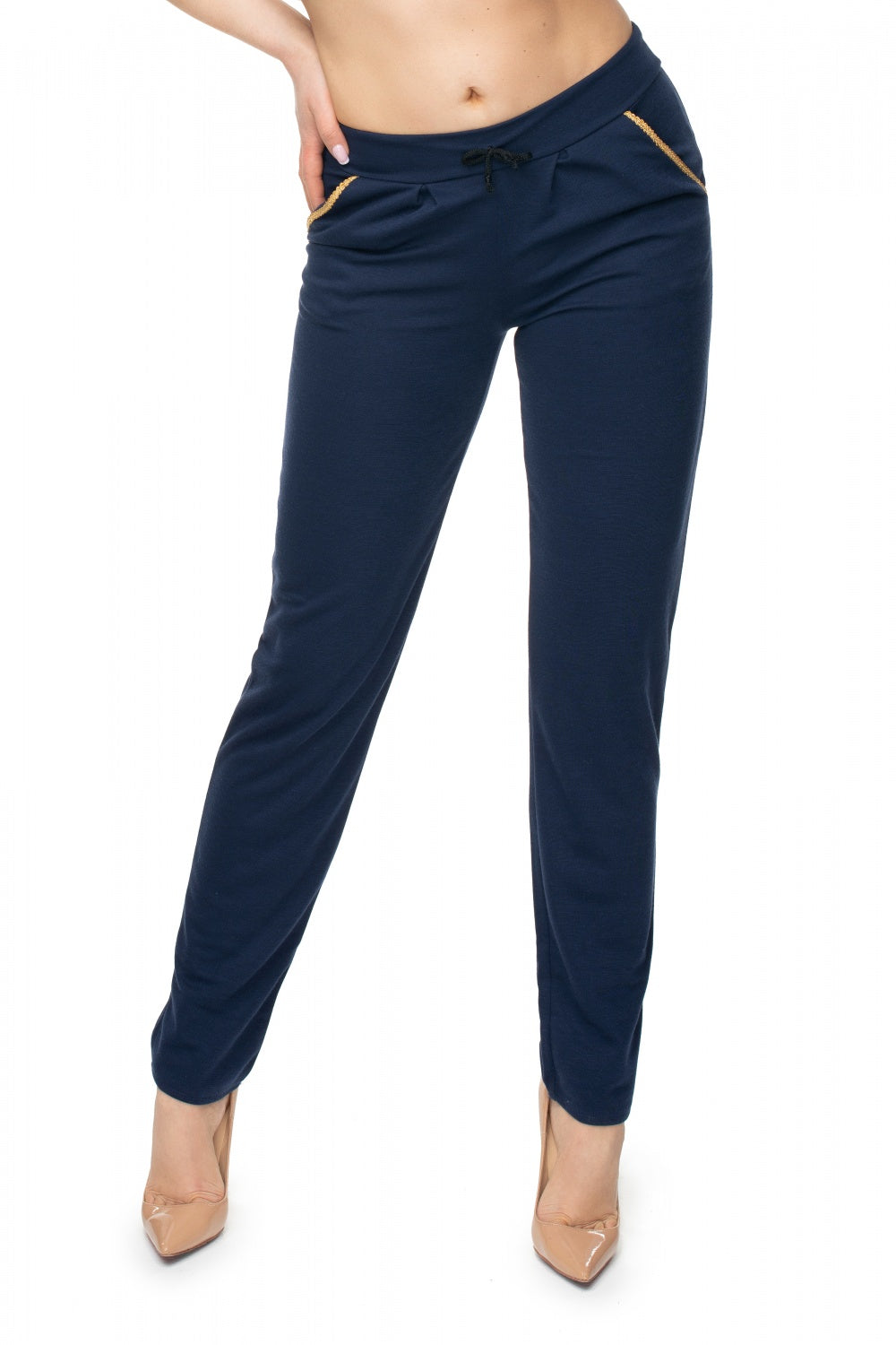 Chaussures à talons femme PeeKaBoo Pantalon Long Pantalon — bleu marine