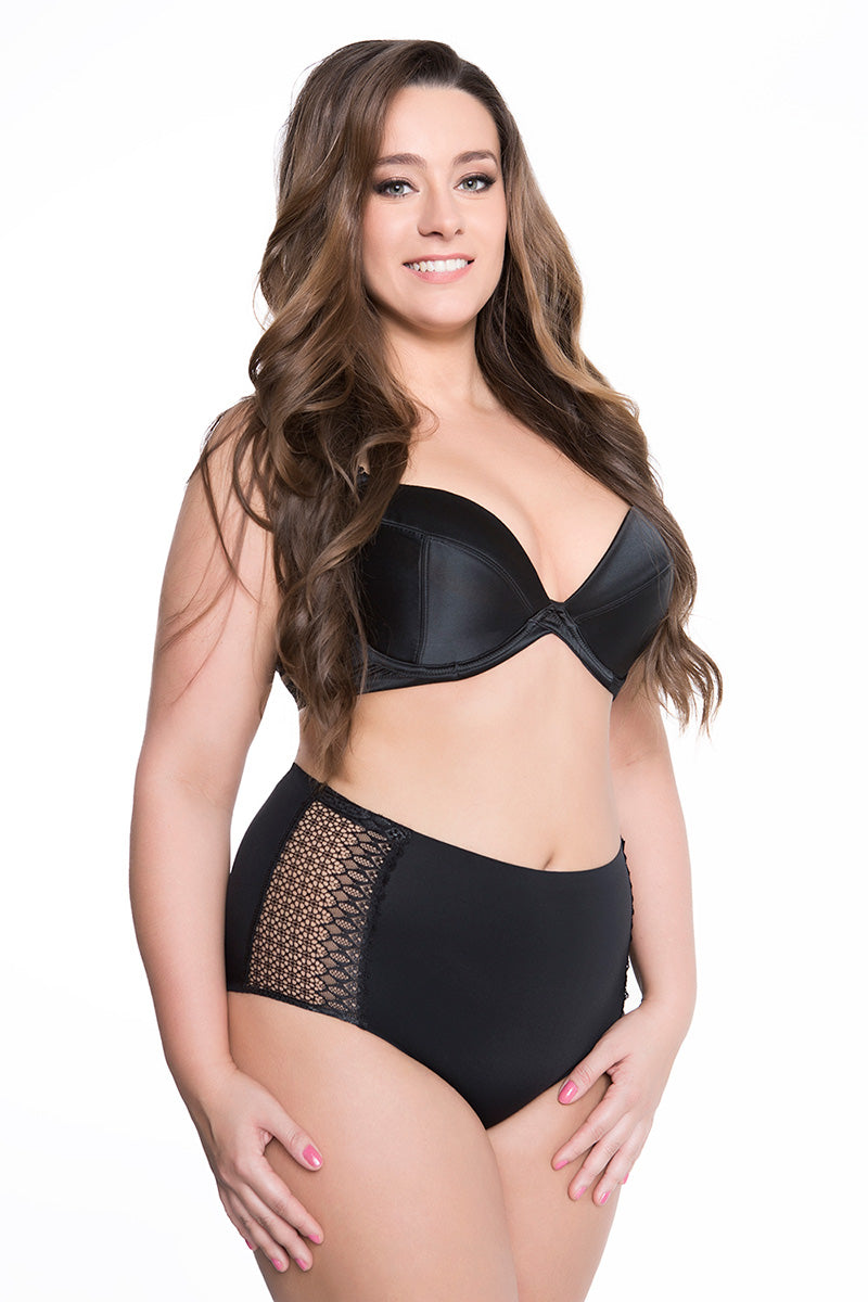 String femme Julimex Lingerie Culottes Culottes — noir