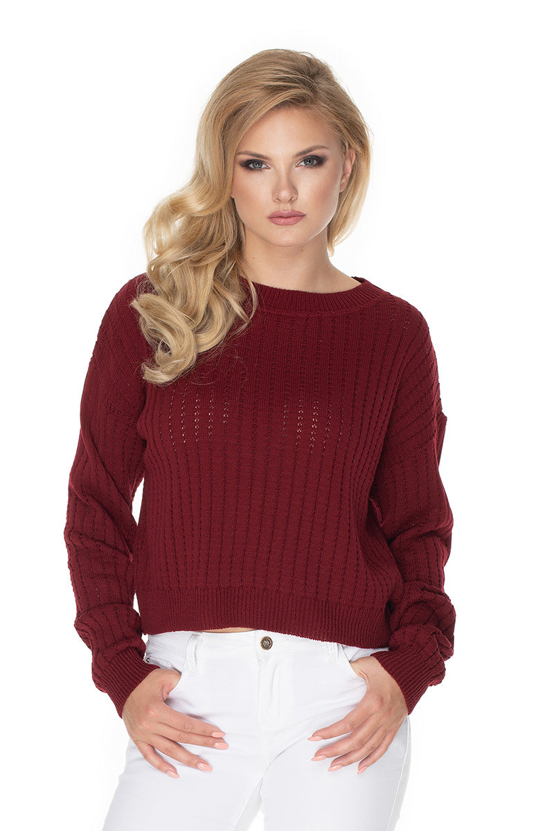 Pull femme PeeKaBoo Chandail Chandail — rouge