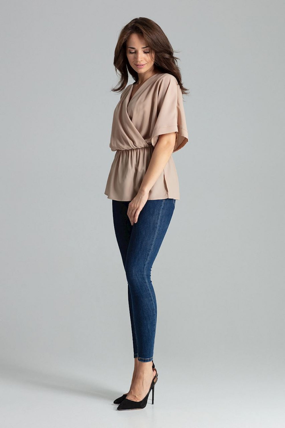 Blouse femme Lenitif Chemisier Chemisier — beige