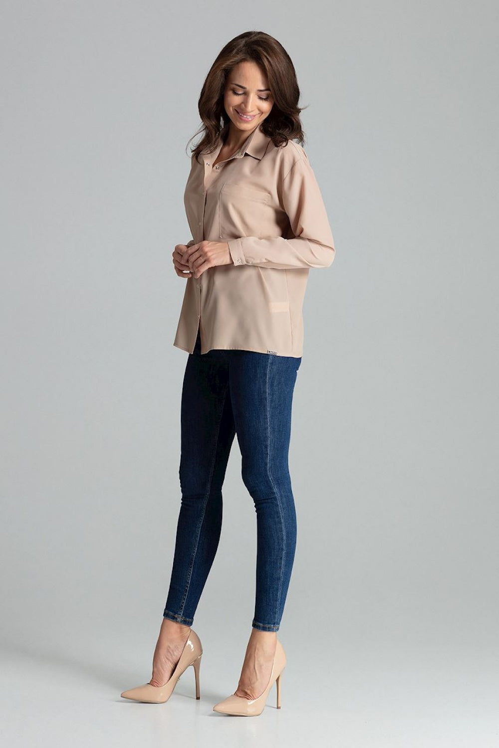Blouse femme Lenitif — beige