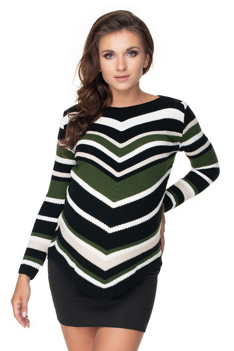Chandail grossesse femme PeeKaBoo — vert