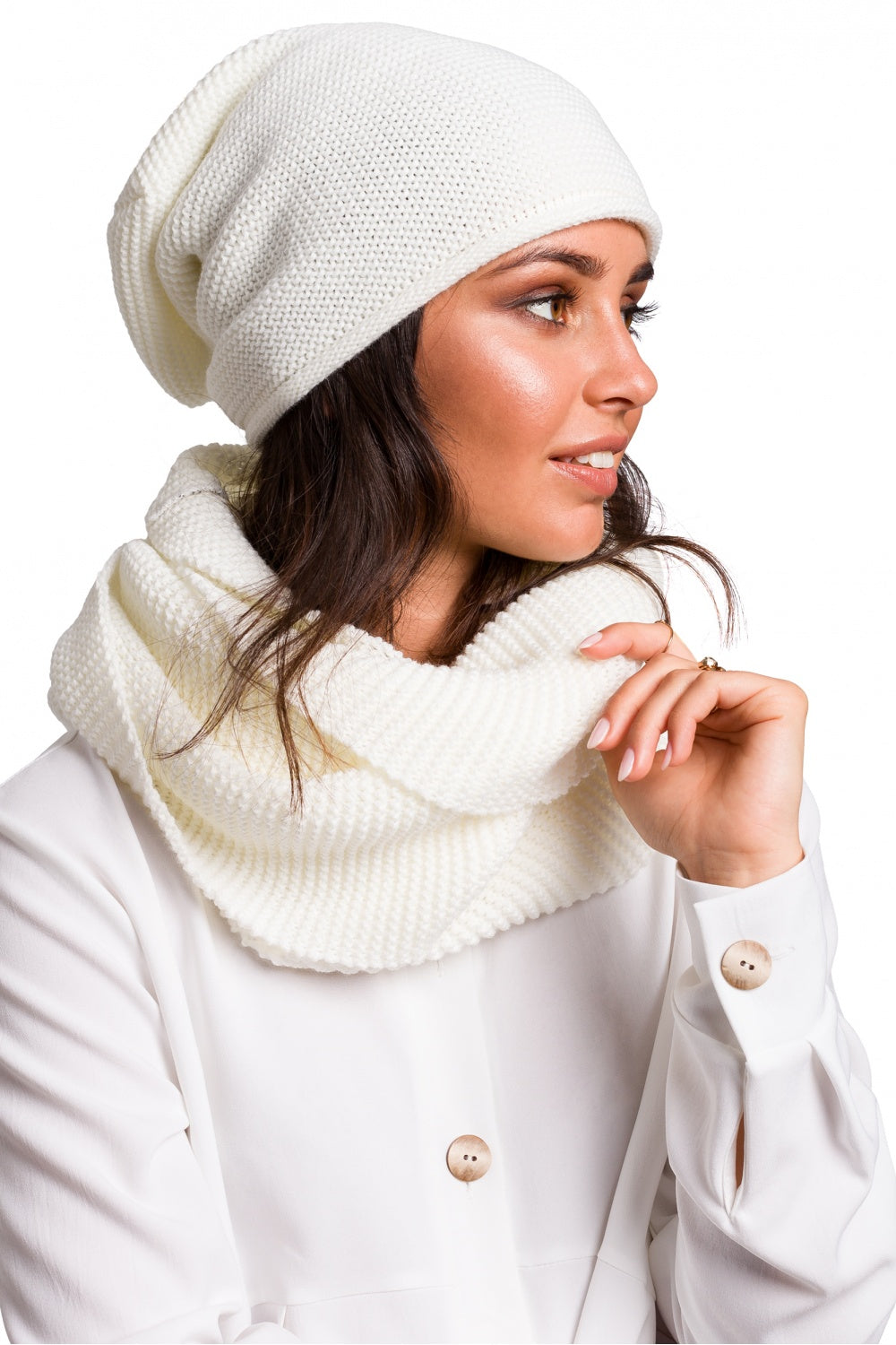 Infinity Écharpe femme BE Knit — beige