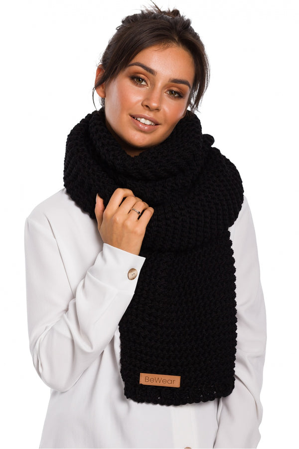 Châle femme BE Knit — noir