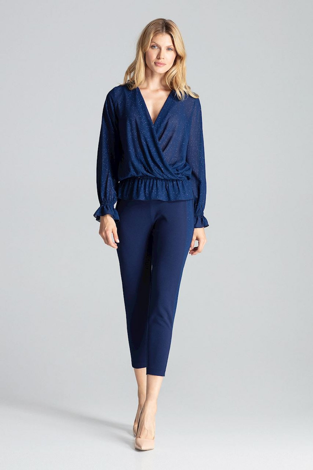 Blouse femme Figl Chemisier Chemisier — bleu marine