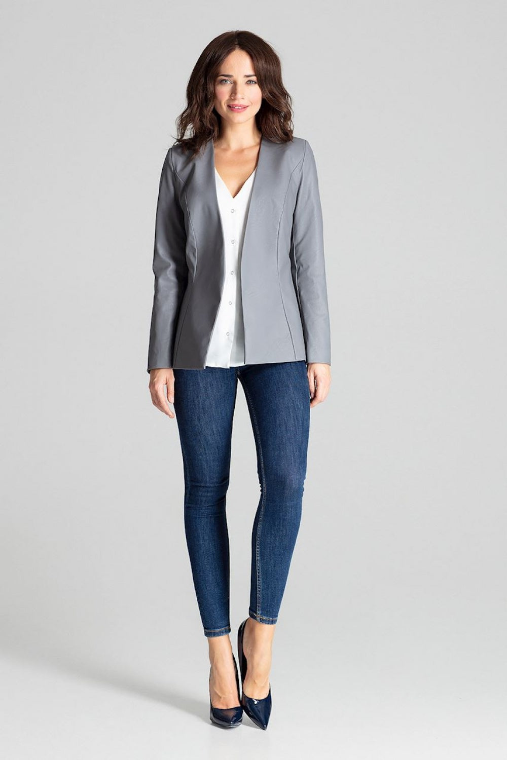 Blazer femme Lenitif — gris