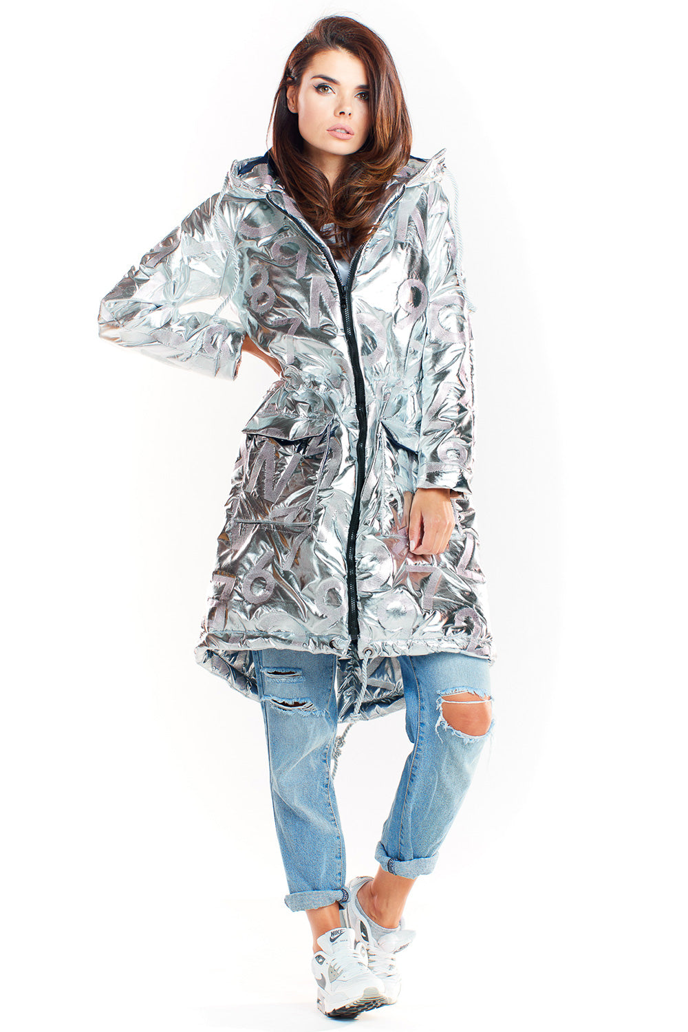 Manteau femme awama — gris