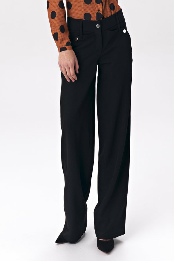 Chaussures à talons femme Nife Pantalon Pantalon — noir