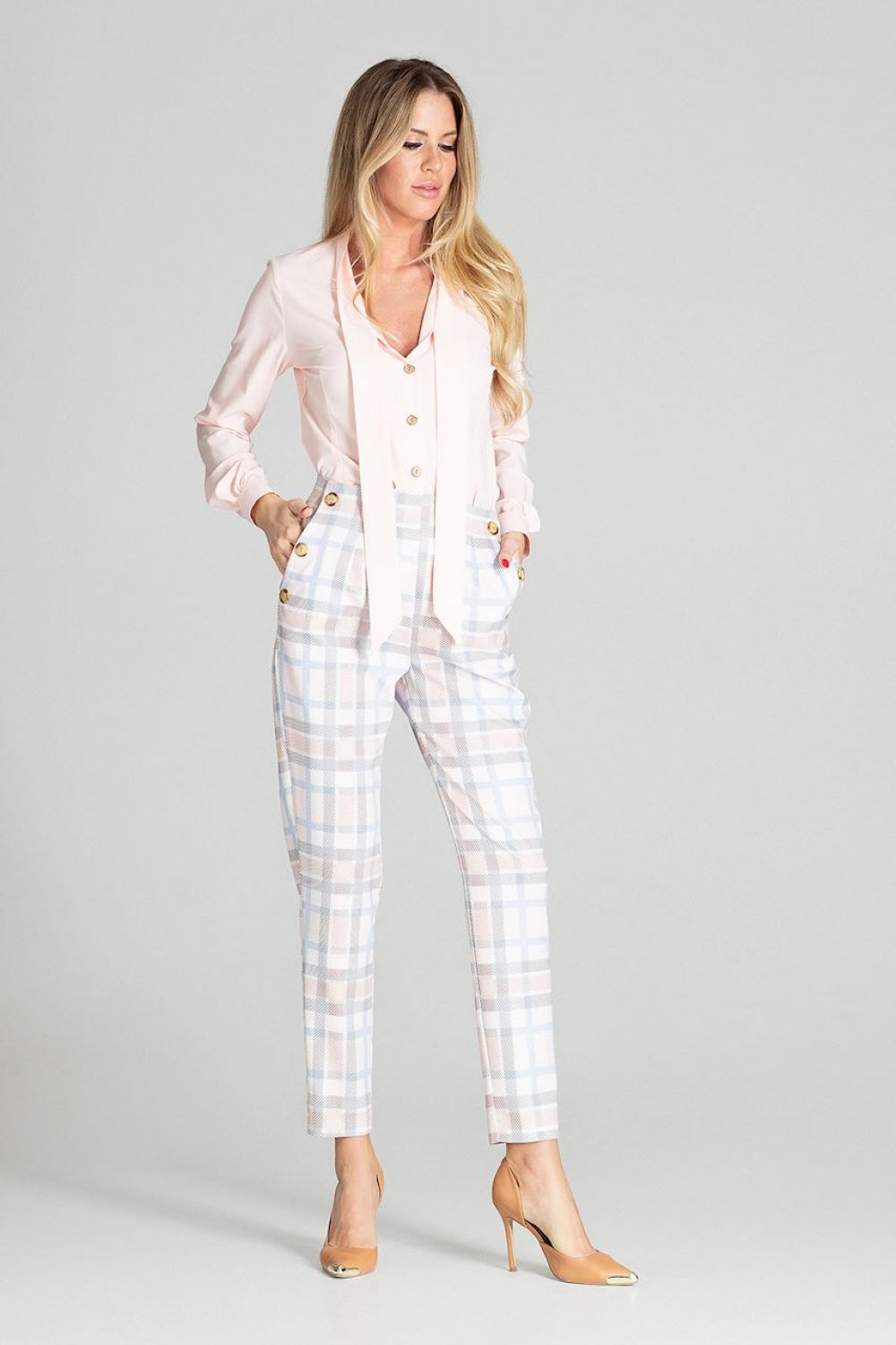 Blouse femme Figl Chemise Chemise — rosé