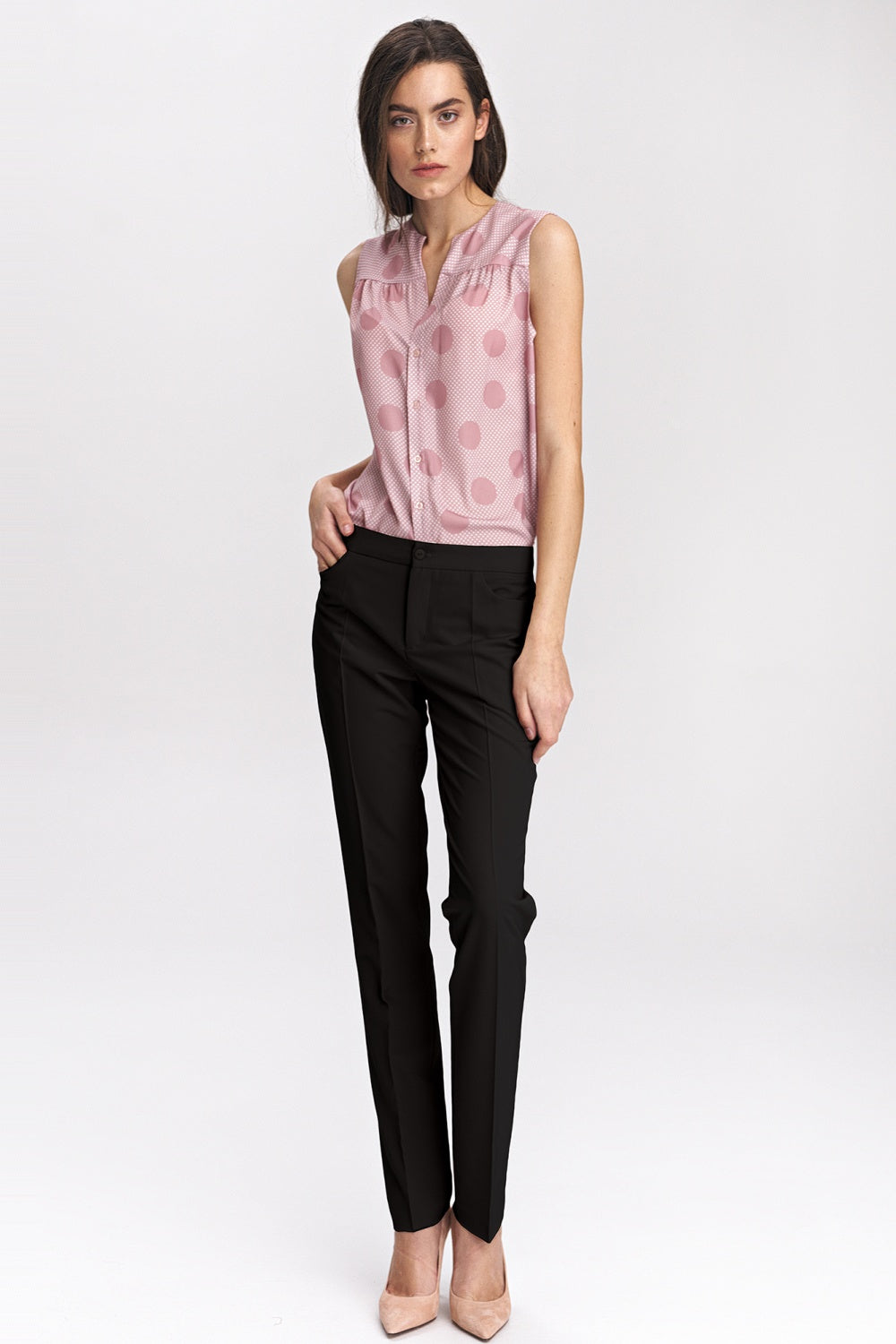 Chaussures à talons femme Nife Pantalon Pantalon — noir