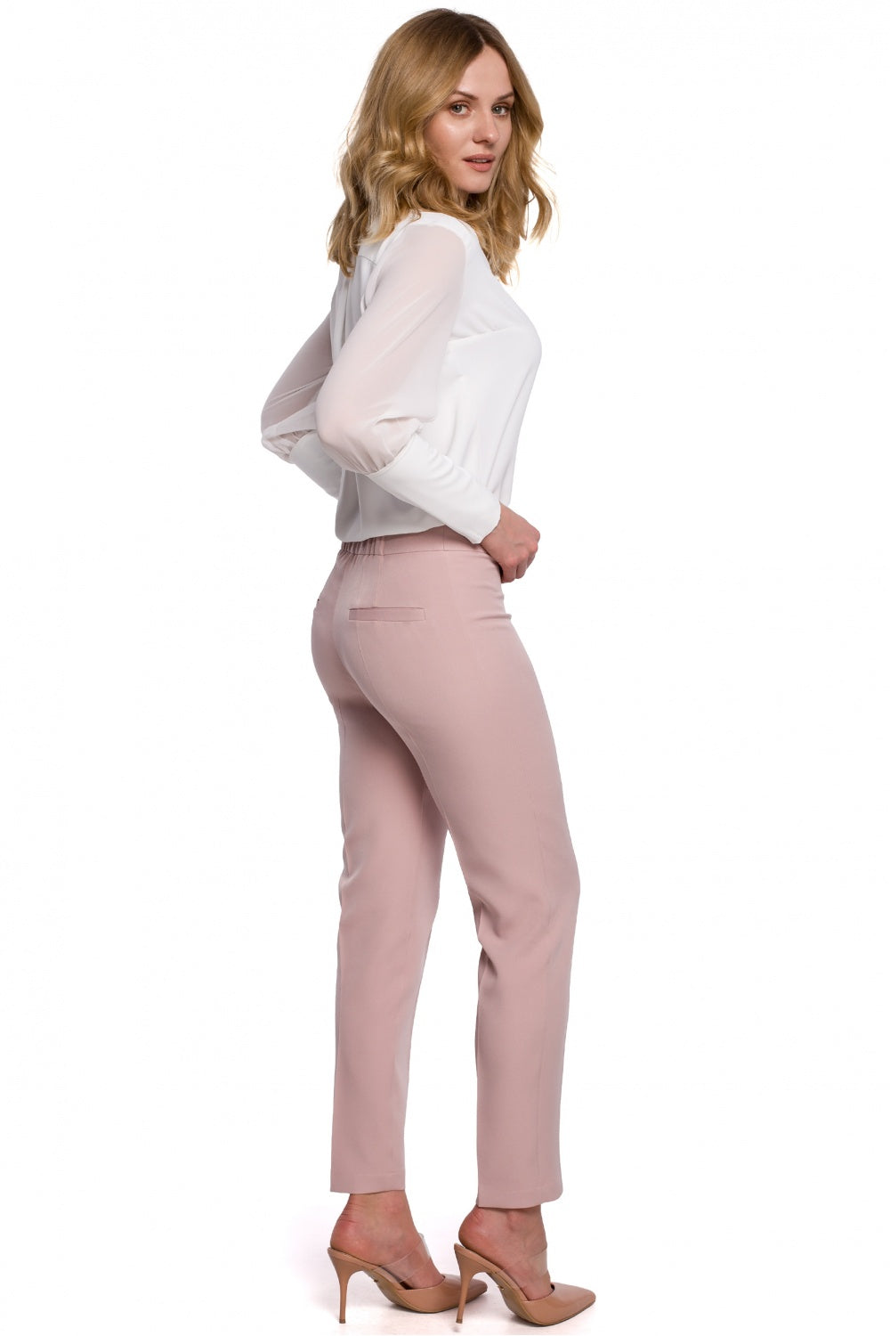 Chaussures à talons femme Makover Pantalon Long Pantalon — rosé