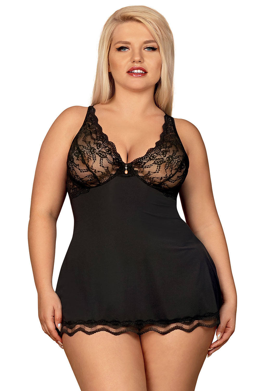 Ensemble lingerie femme Obsessive L Ensemble Sexy — noir
