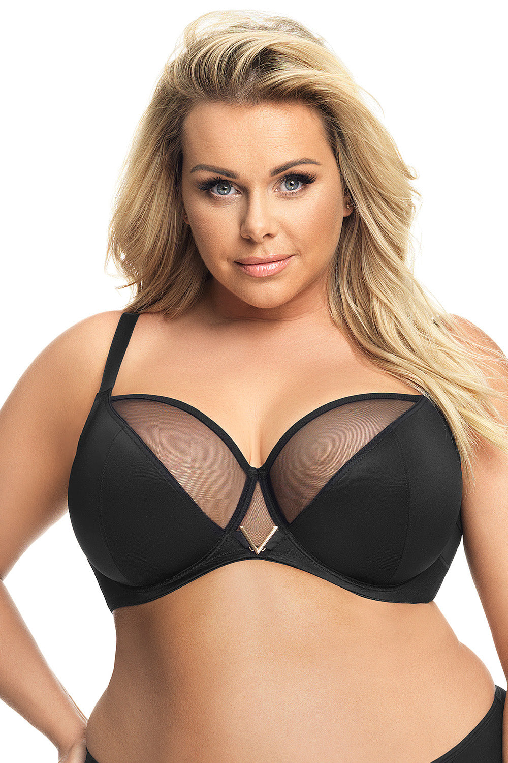 Soutien-gorge semi-soft femme Gorsenia Lingerie Soft Soft — noir