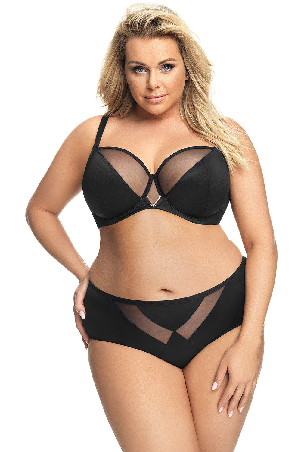 Soutien-gorge semi-soft femme Gorsenia Lingerie Soft Soft — noir