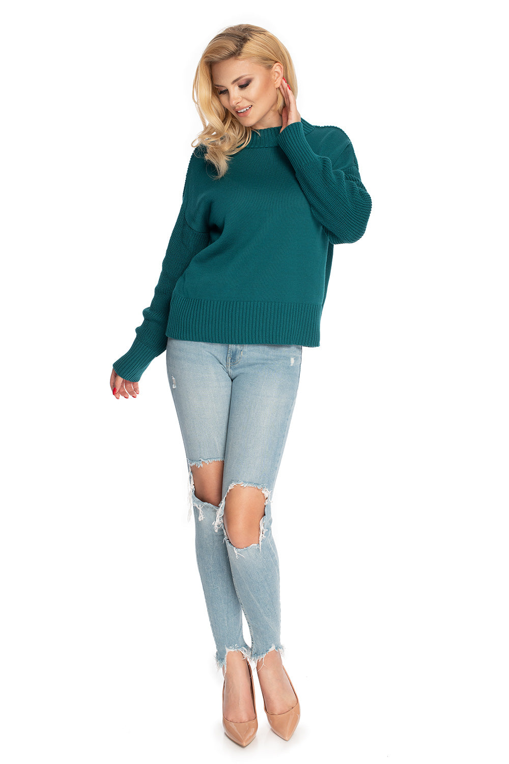Pull femme PeeKaBoo Chandail Chandail — vert