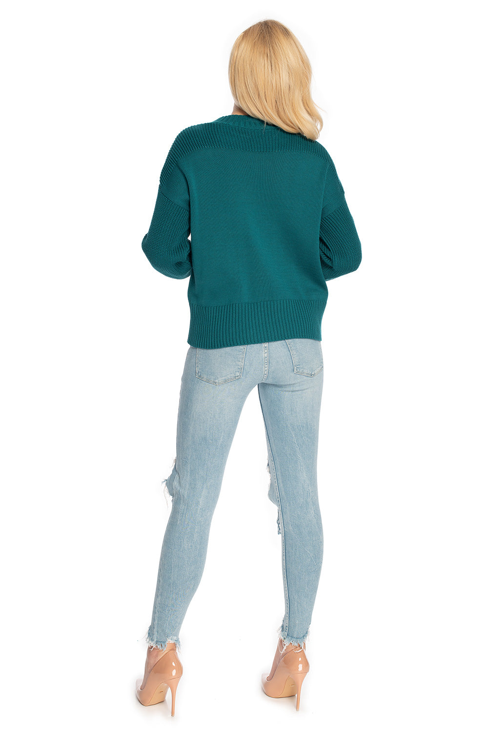 Pull femme PeeKaBoo Chandail Chandail — vert