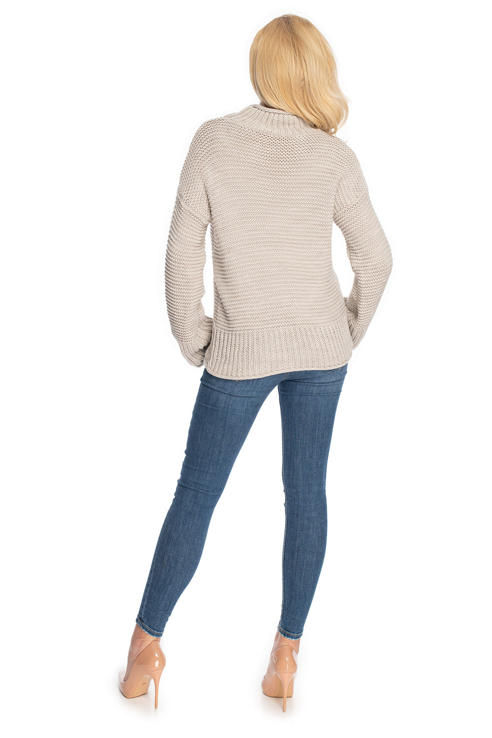 Pull femme PeeKaBoo Chandail Chandail — beige