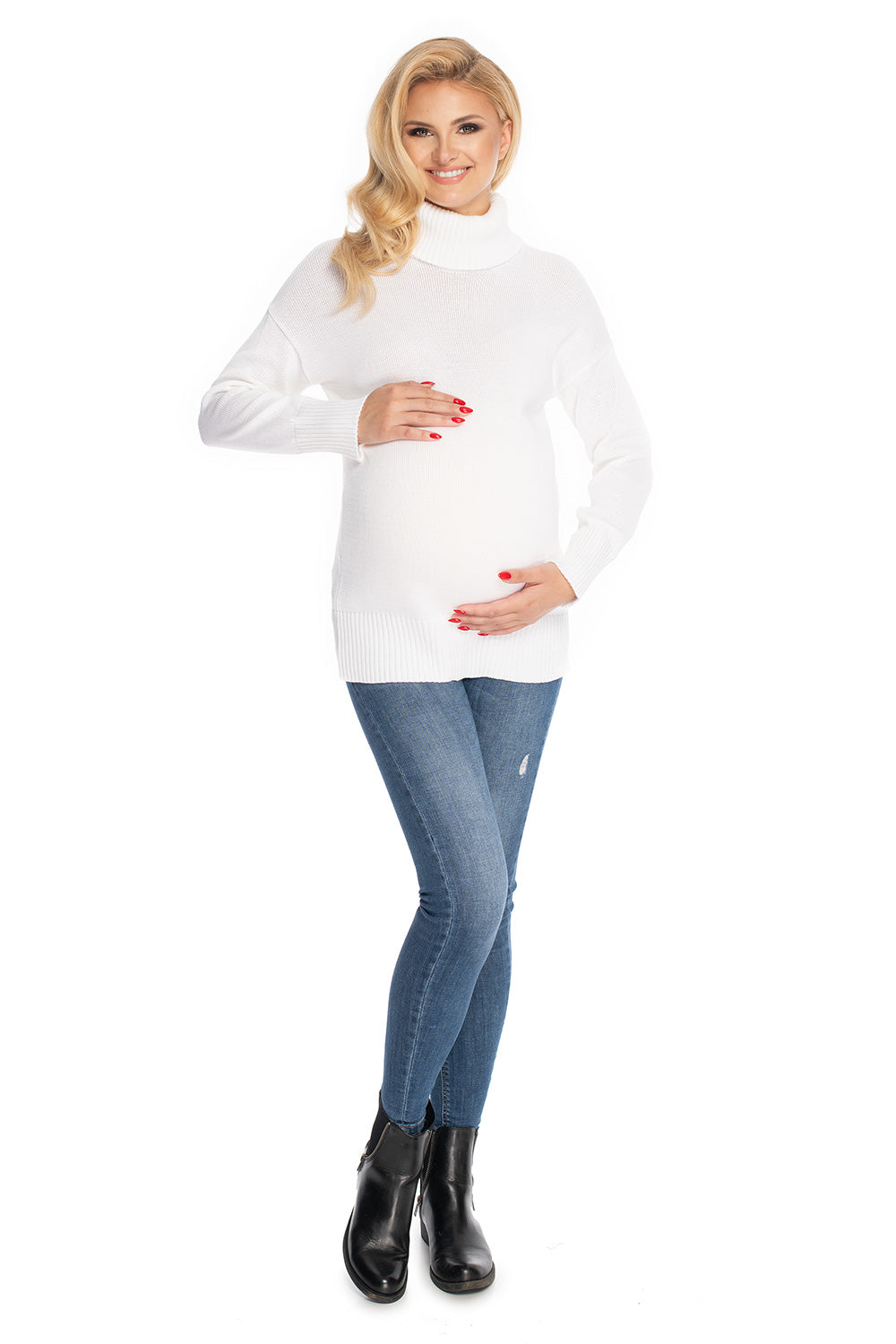 Chandail grossesse femme PeeKaBoo — beige