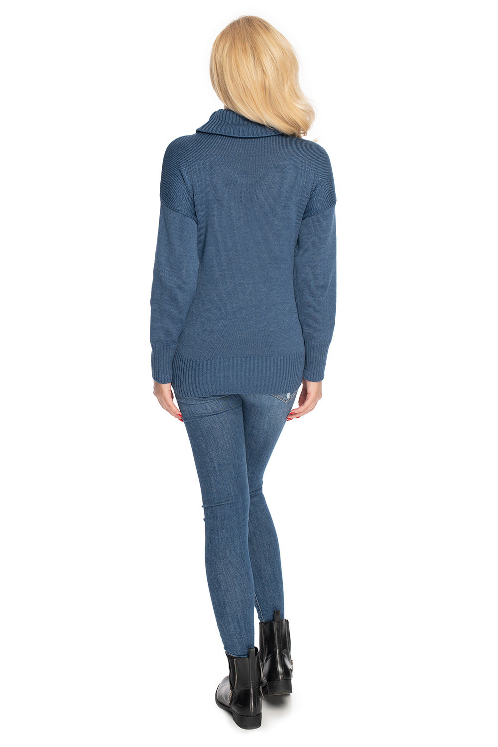 Chandail grossesse femme PeeKaBoo — bleu