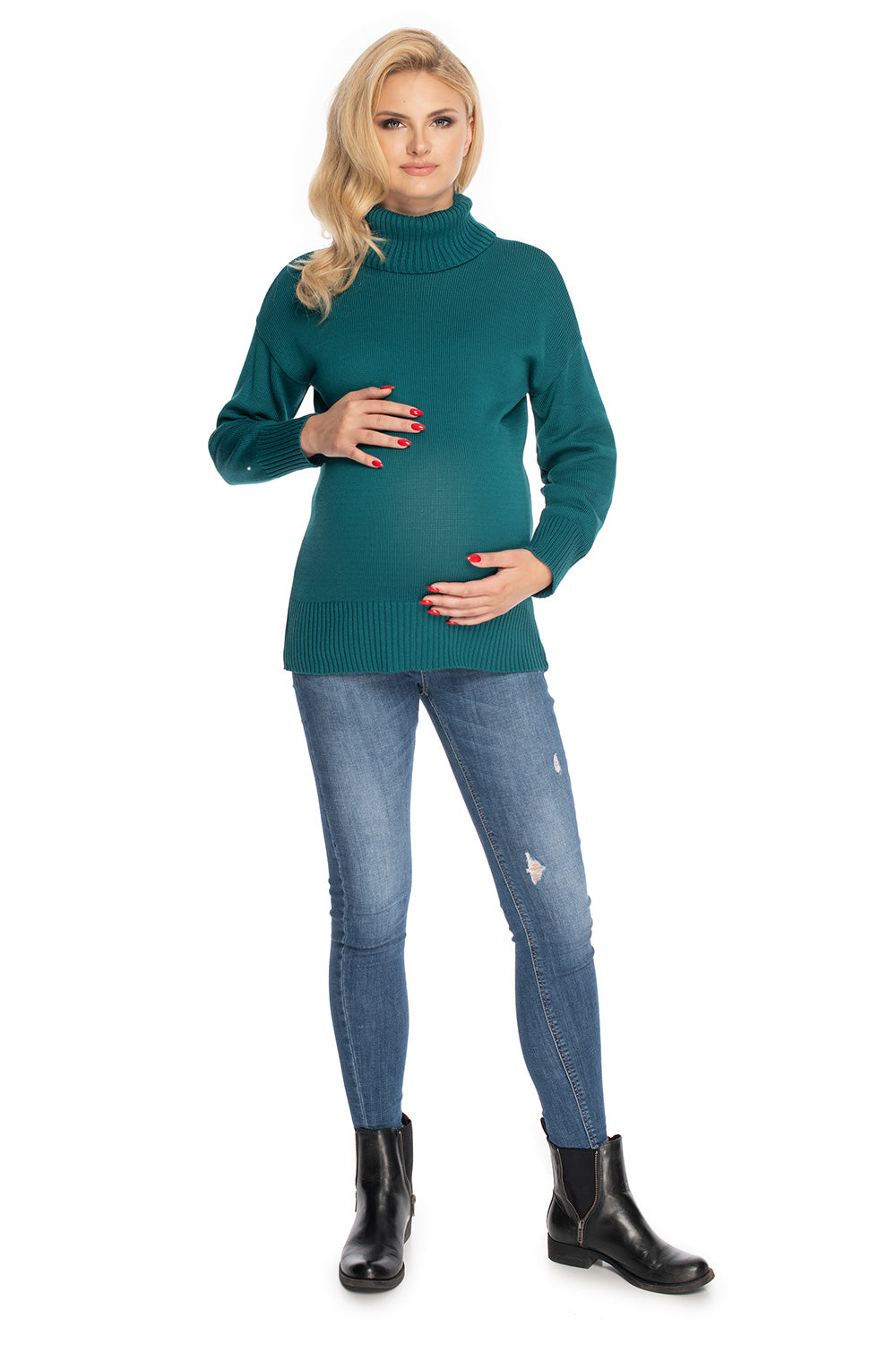 Chandail grossesse femme PeeKaBoo — vert