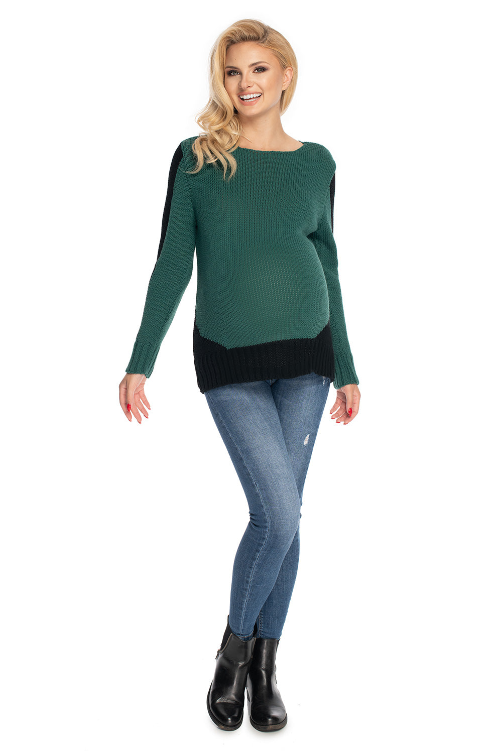 Chandail grossesse femme PeeKaBoo — vert