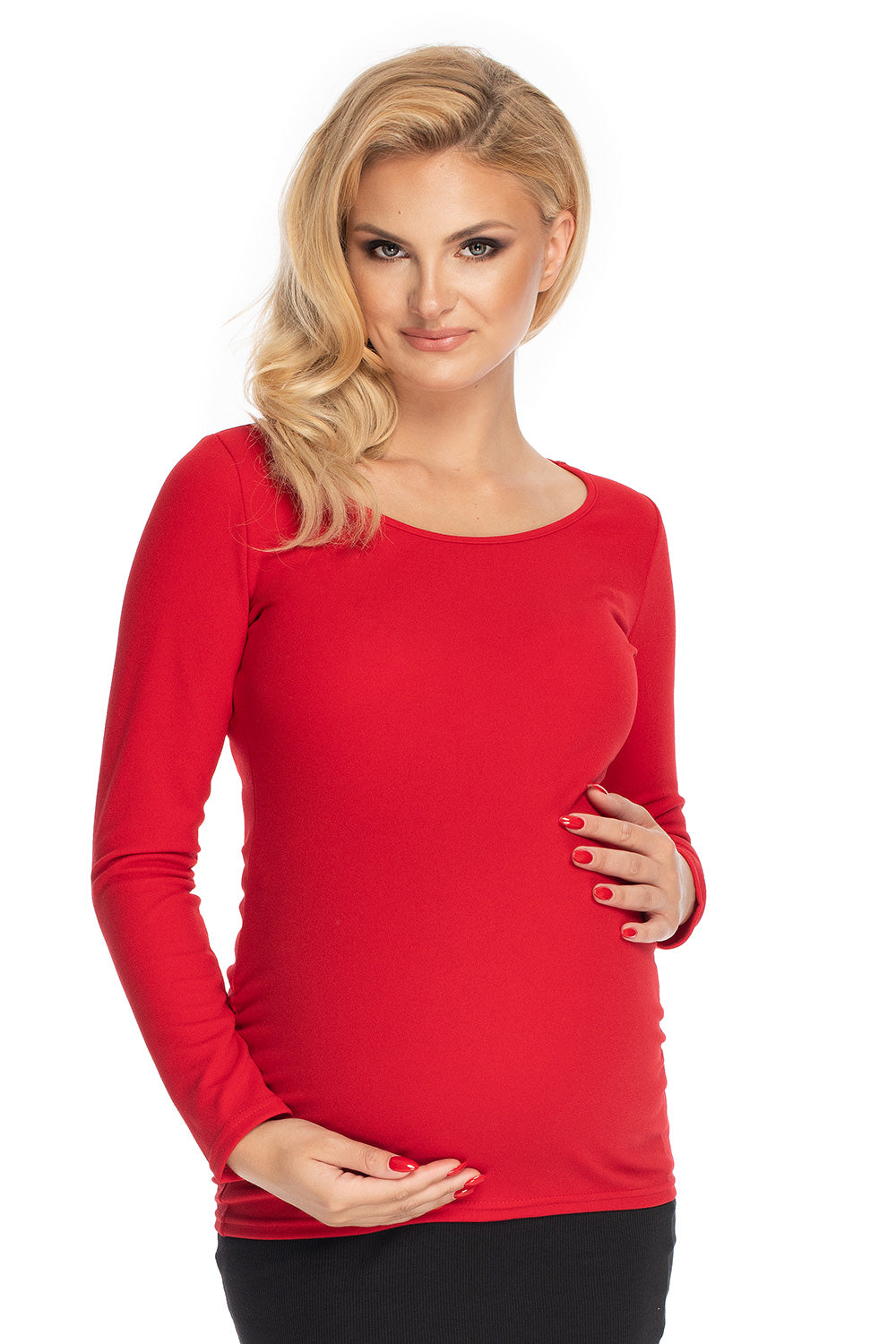 Blouse femme PeeKaBoo De Grossesse De — rouge