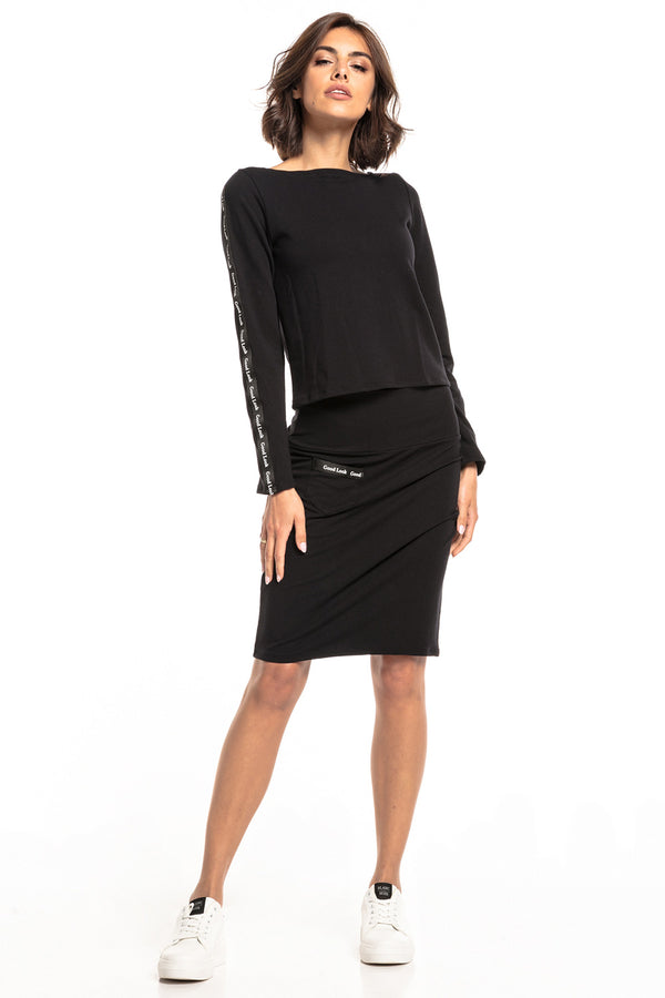 T-shirt femme Tessita Sweatshirt Sweatshirt — noir