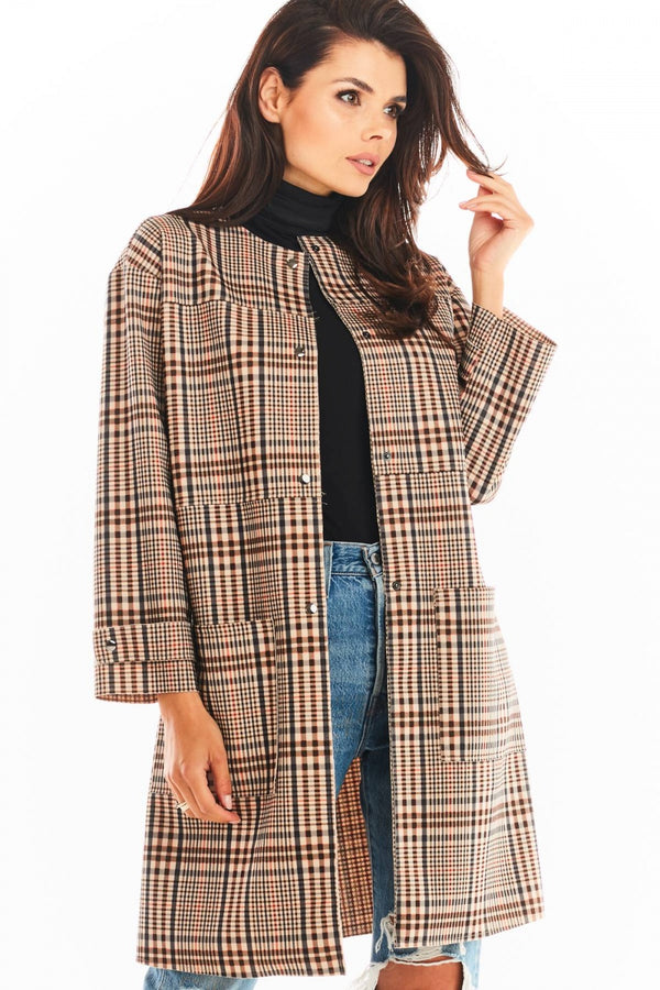 Manteau femme awama — brun