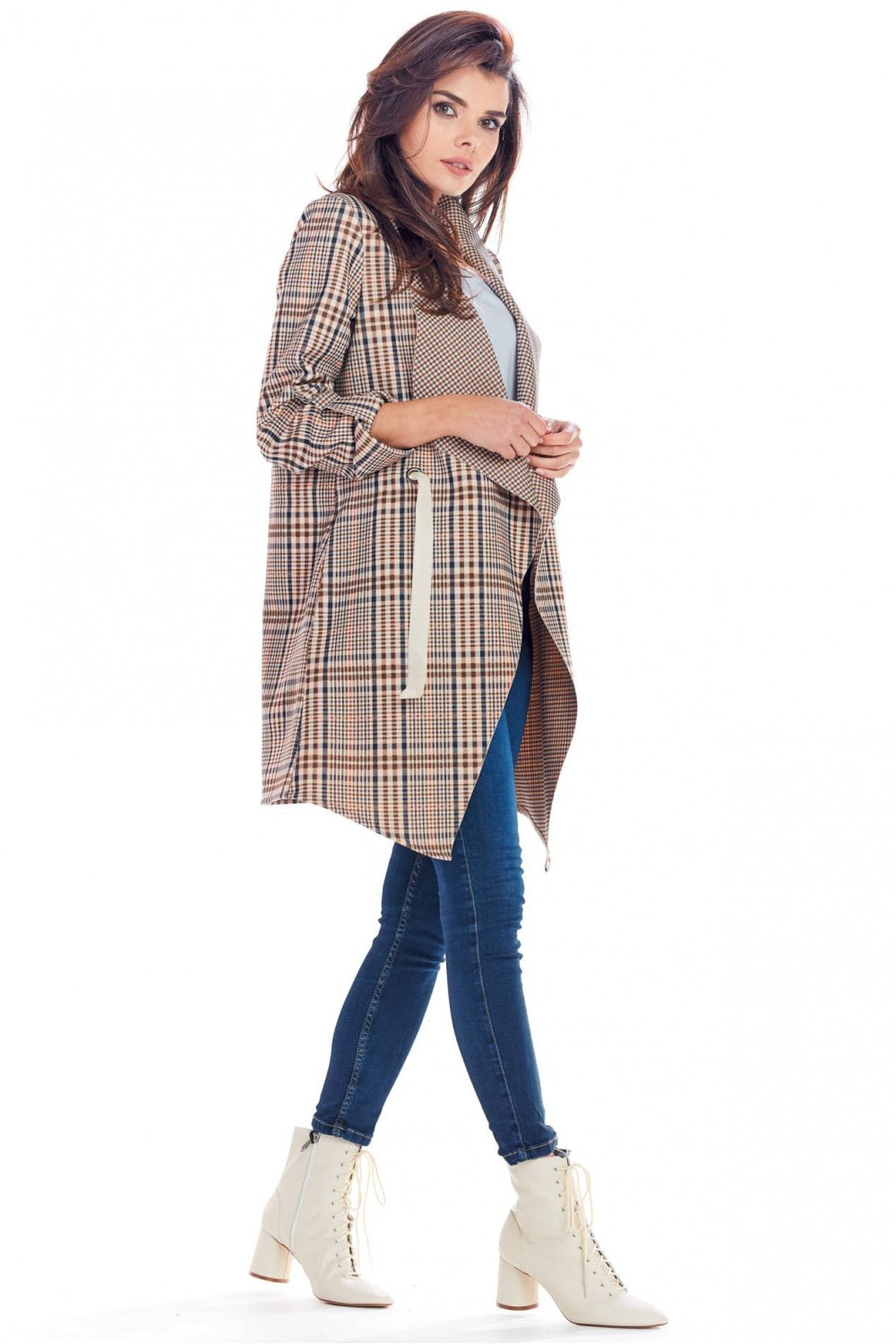 Blazer femme awama — brun