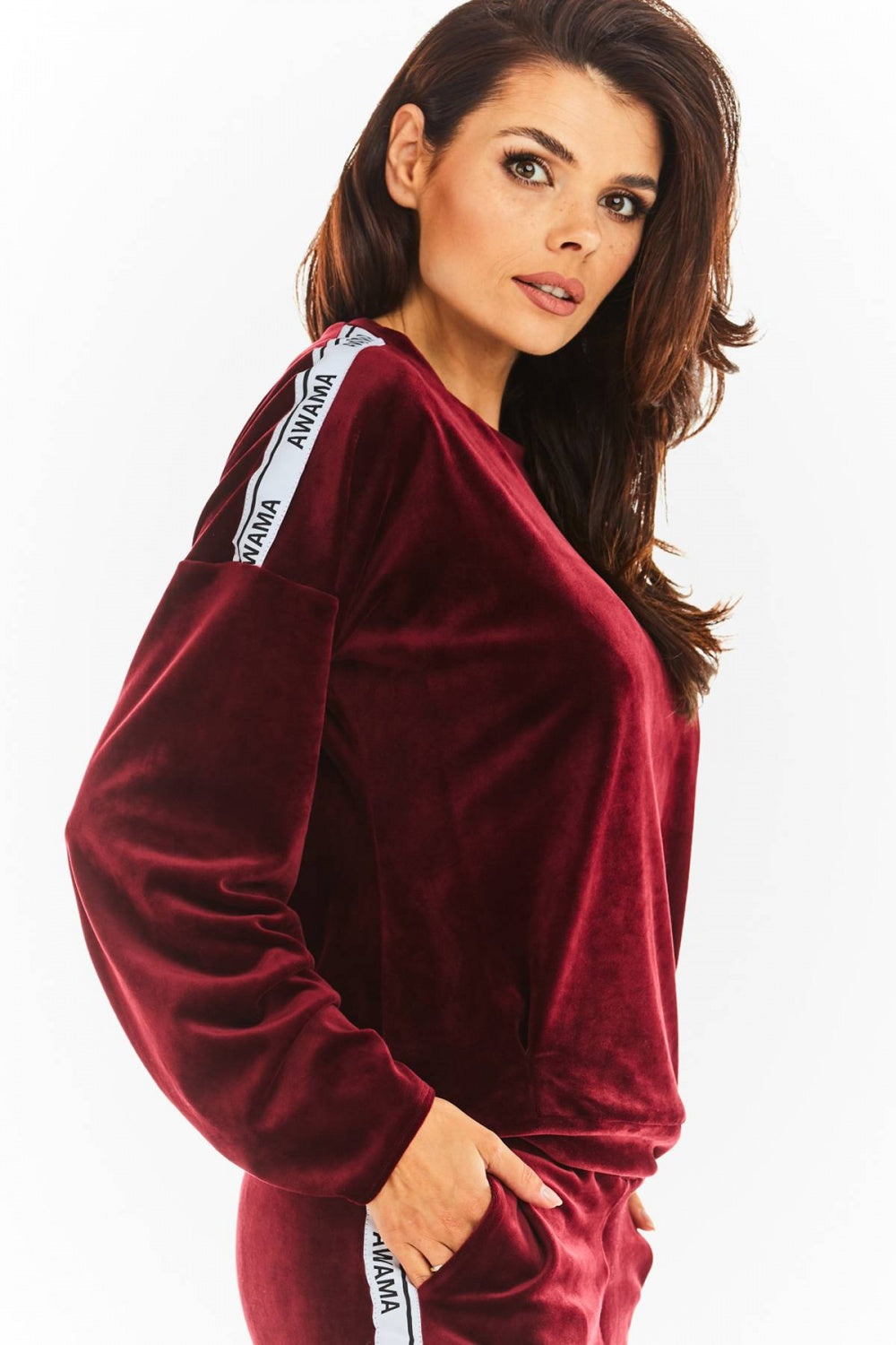 T-shirt femme awama Sweatshirt Sweatshirt — rouge