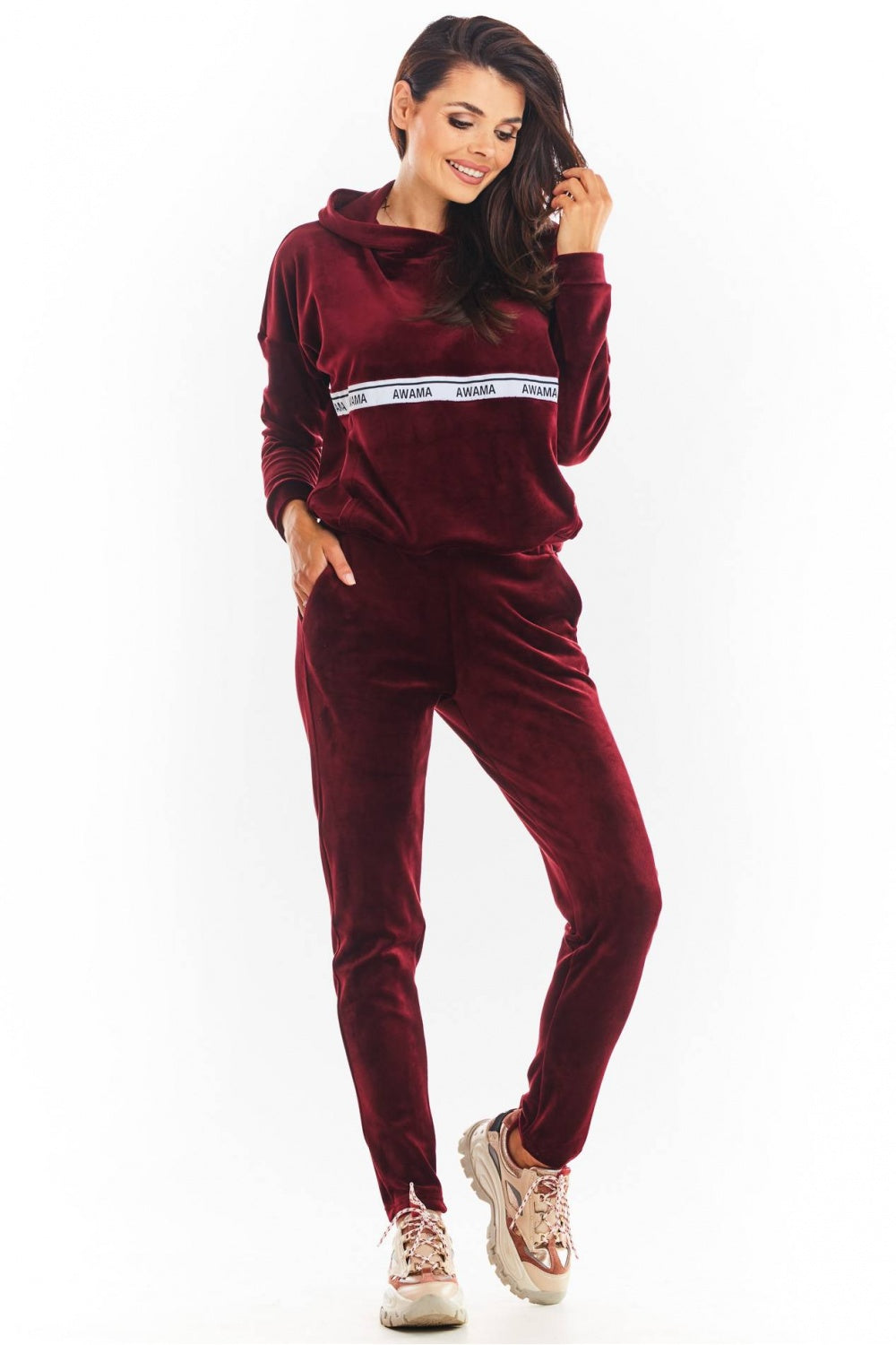 T-shirt femme awama Sweatshirt Sweatshirt — rouge