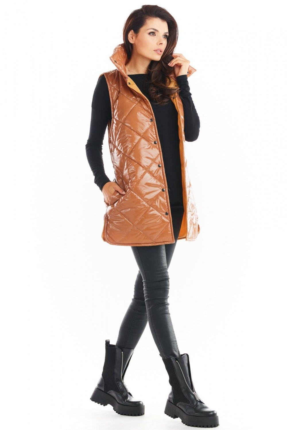 Gilet femme awama — beige