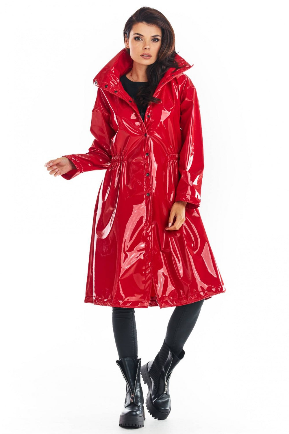 Manteau femme awama — rouge