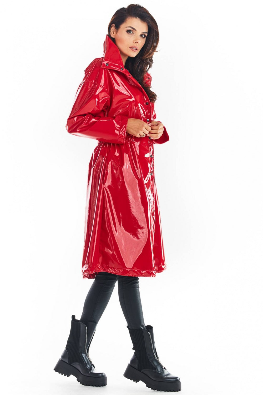 Manteau femme awama — rouge