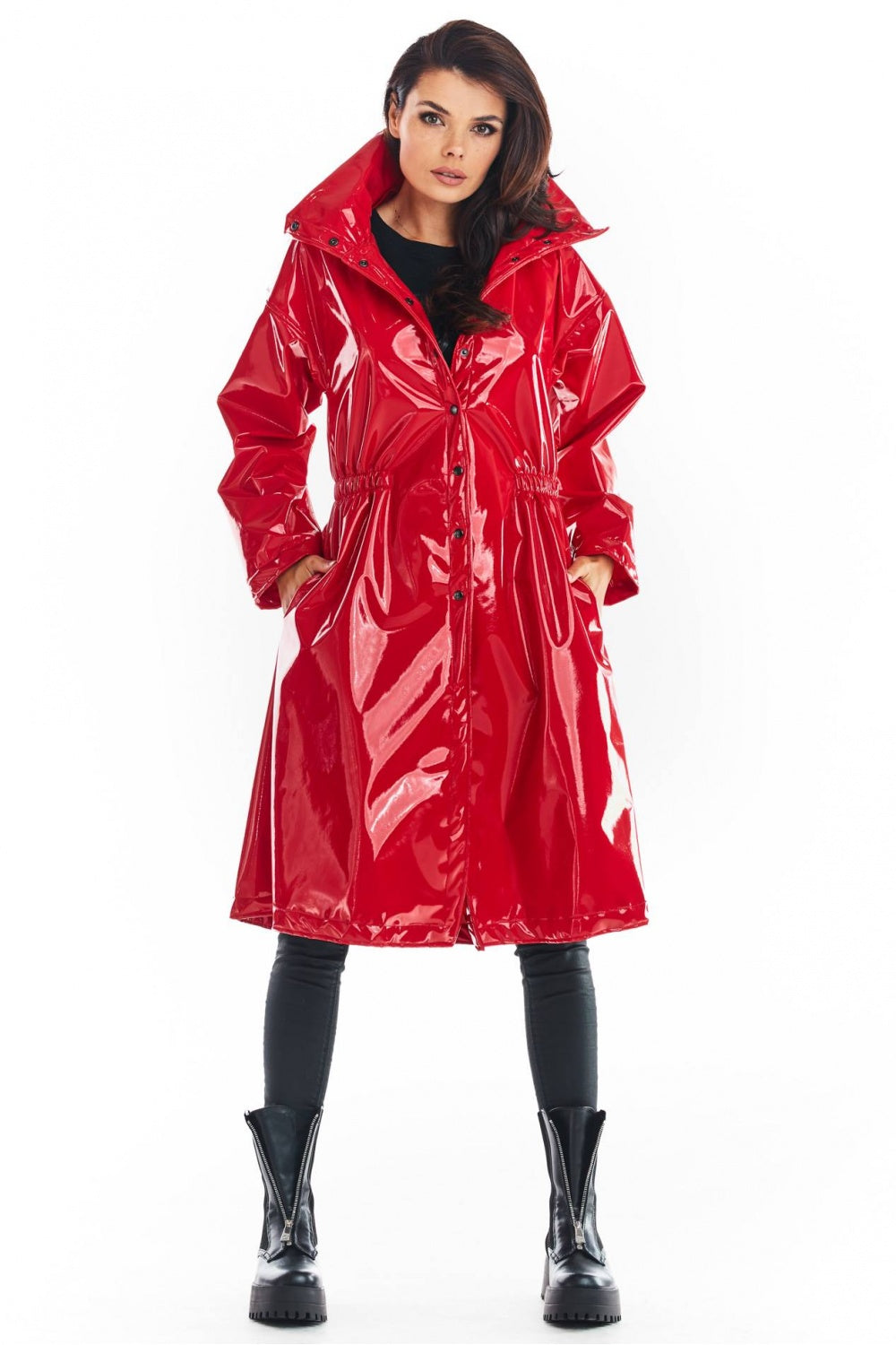 Manteau femme awama — rouge