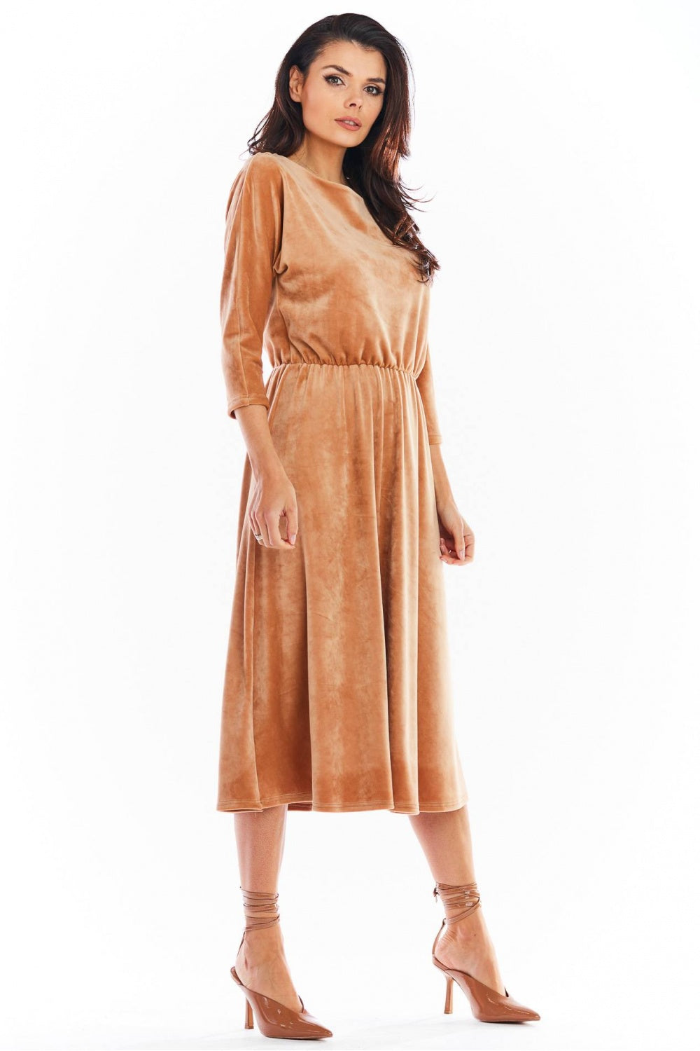 Robe femme awama De Soirée De — beige