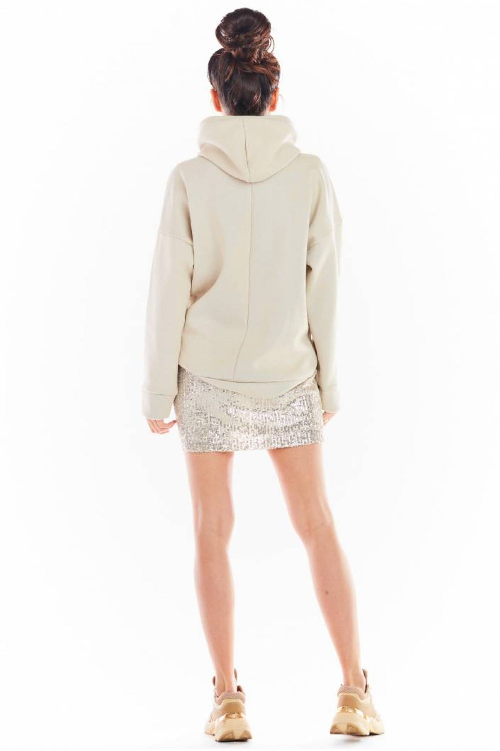 Jupe femme awama Courte Courte — beige