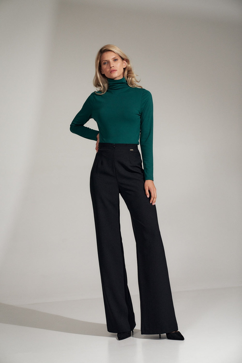 Chaussures à talons femme Figl Pantalon Pantalon — noir