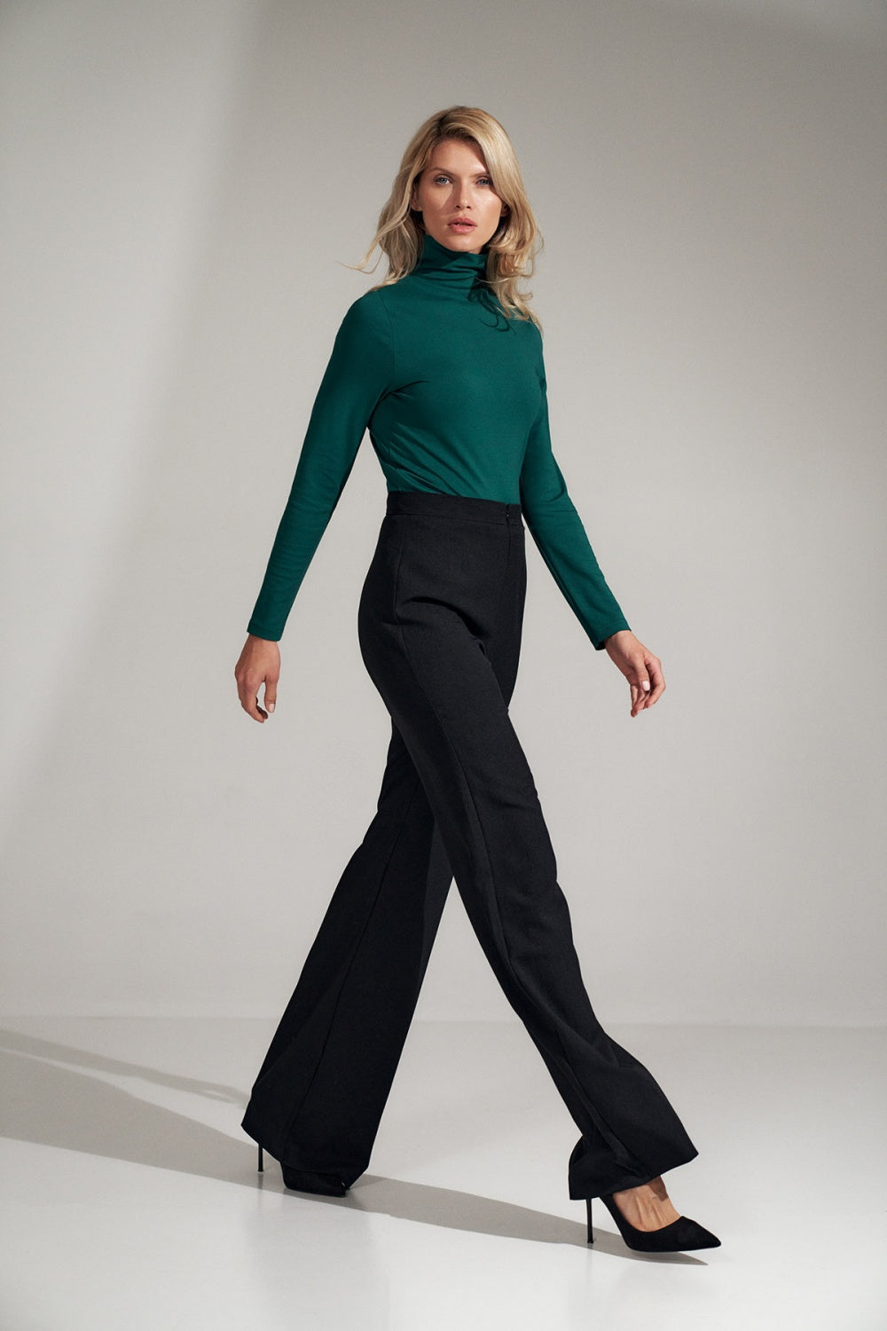 Chaussures à talons femme Figl Pantalon Pantalon — noir
